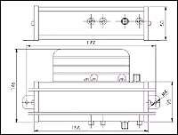 Schema de montaj amplificator de linie EM 300 P, EM 300 PT