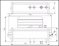 Schema de montaj amplificator de linie EM 450 P, EM 450 PT